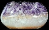 Purple Amethyst Crystal Heart - Uruguay #46208-1